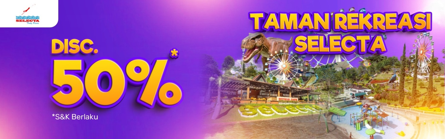 Taman Rekreasi Selecta diskon 50% di Easyticket!